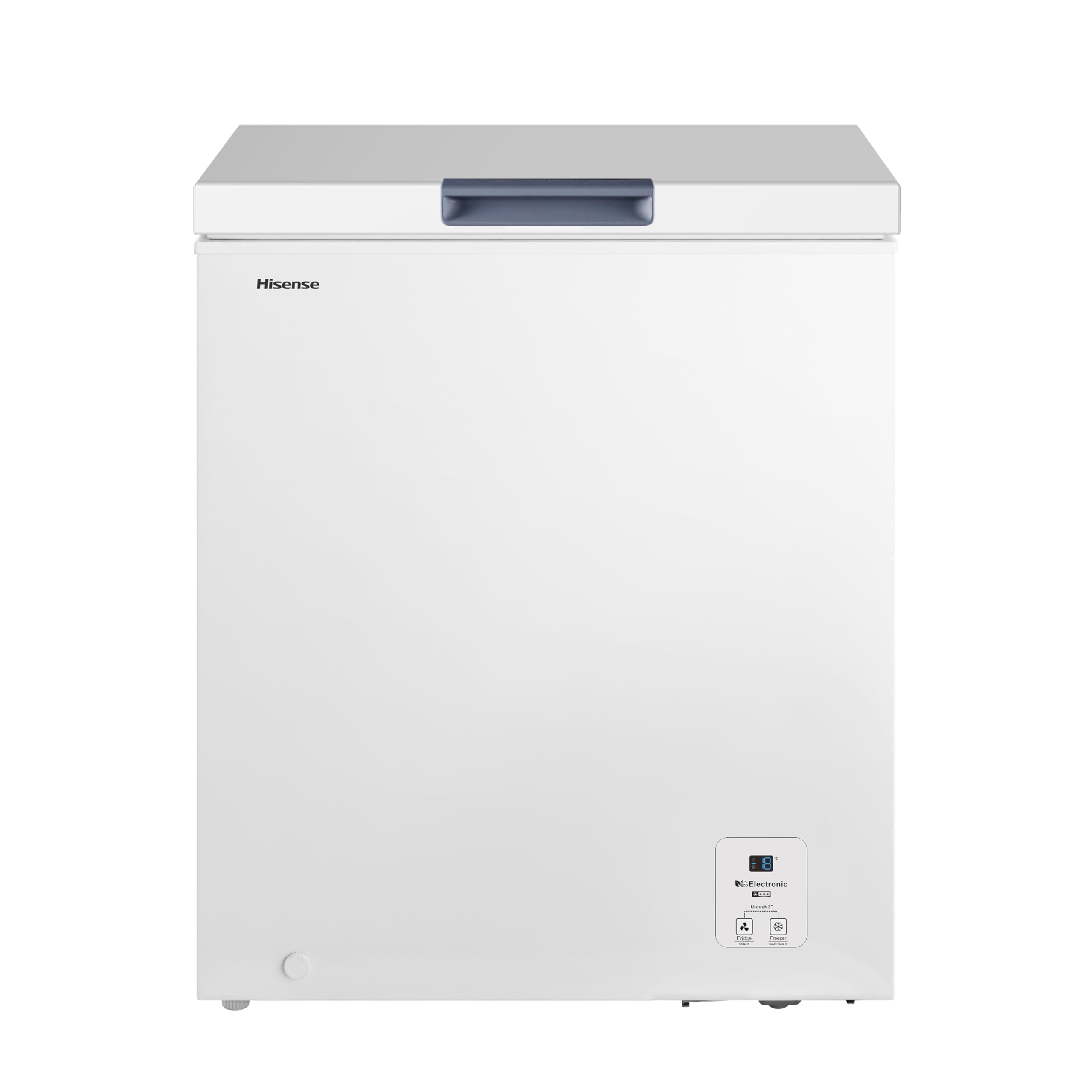 Hisense FT321D4AWLE - Arcón Congelador Horizontal, Cesta con Asa, Función Dual convertible en Modo Frigorífico, con 248 L de Capacidad Neta, Silencioso, Color Blanco