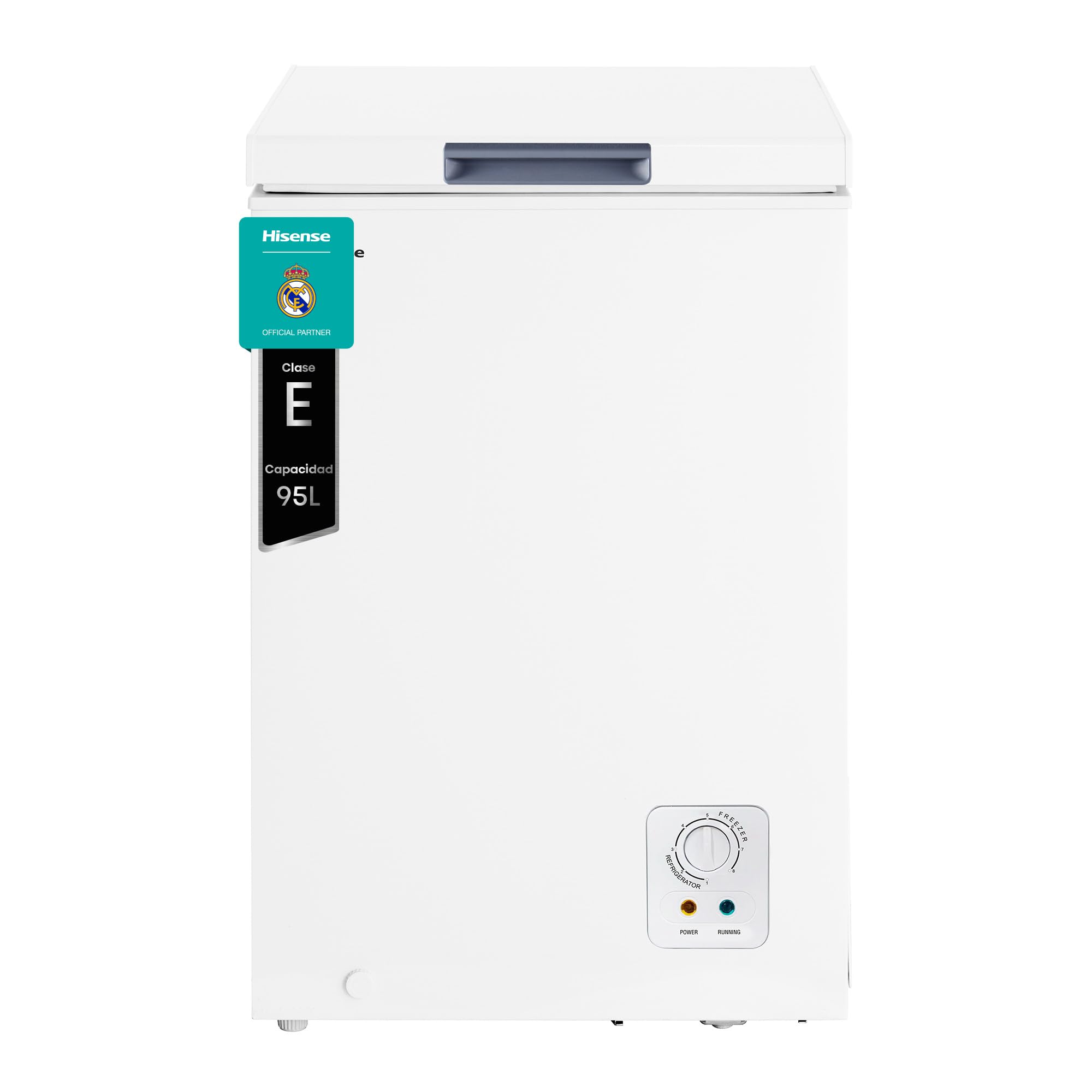 Hisense FT321D4AWLE - Arcón Congelador Horizontal, Cesta con Asa, Función Dual convertible en Modo Frigorífico, con 248 L de Capacidad Neta, Silencioso, Color Blanco