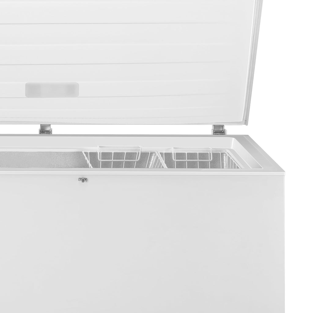 Hisense FT321D4AWLE - Arcón Congelador Horizontal, Cesta con Asa, Función Dual convertible en Modo Frigorífico, con 248 L de Capacidad Neta, Silencioso, Color Blanco