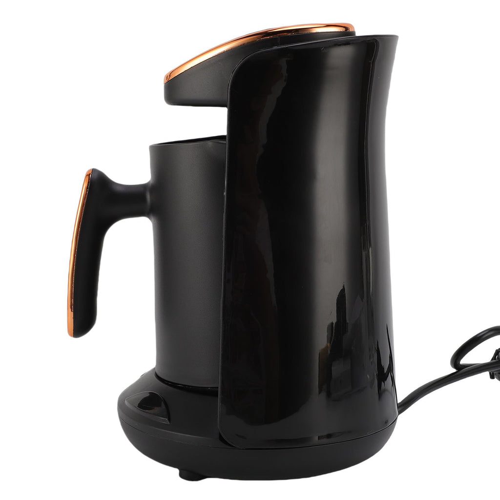 Turca, 600 W Máquina de café Turco Eléctrico con Quema Anti -seco Anti -desbordamiento, 4 Tazas de Bebidas Calientes Portátiles para (EU enchufe 220V)