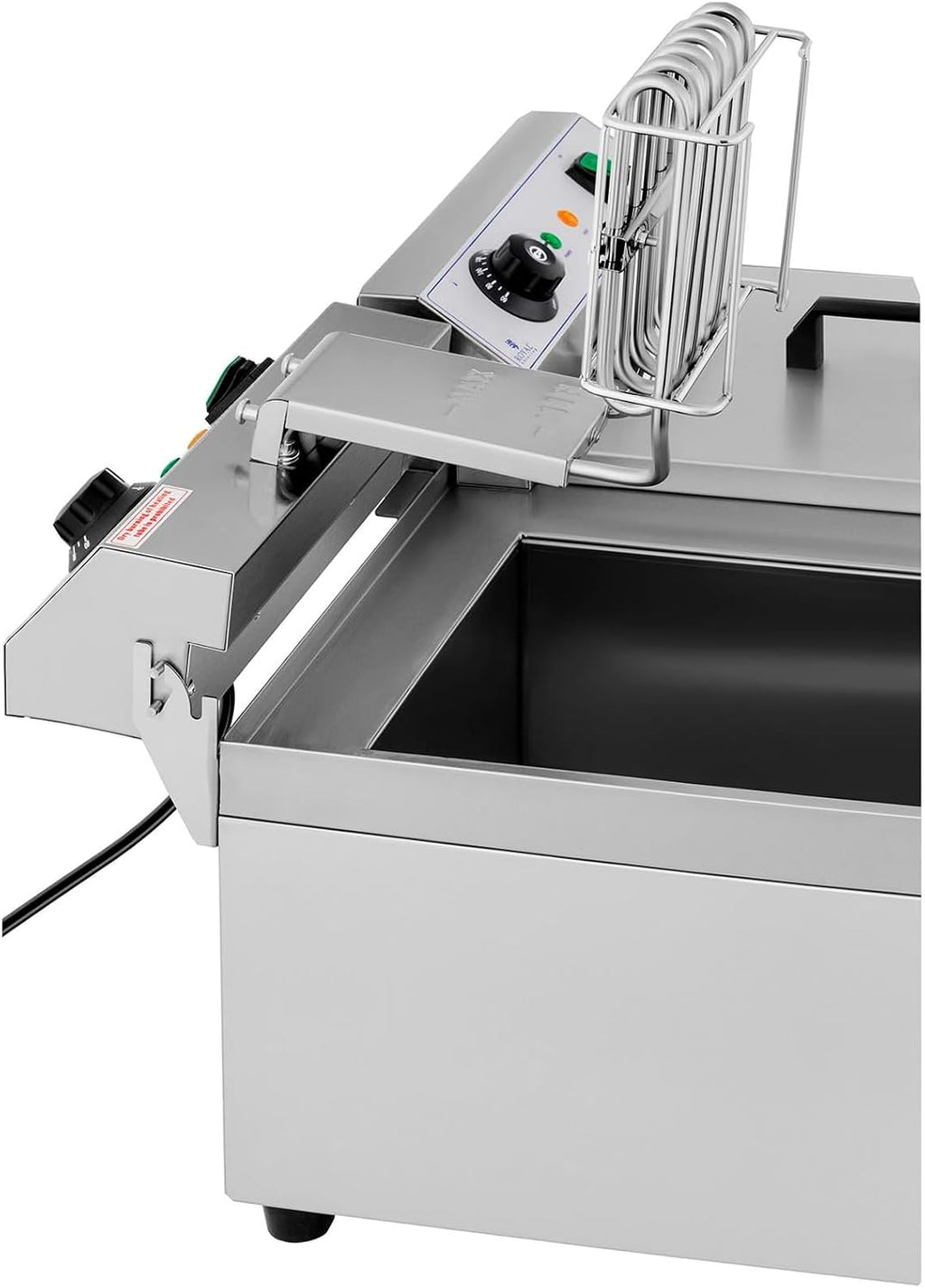 Royal Catering Freidora Eléctrica Doble Para Hostelería 2 x 13 Litros 230 V RCEF 13DB (2 x 3.200 W, Grifos De Vaciado, Temperatura: 50-200 °C)
