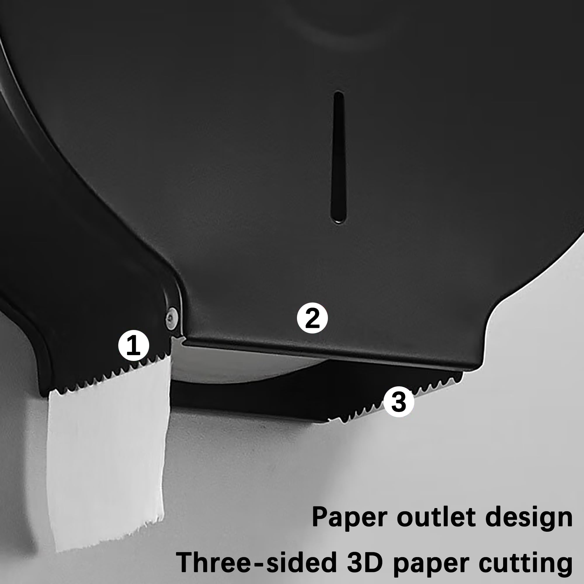Dispensador de Toallas de Papel – Acero Inoxidable Toallero con Cerradura – Dispensadores de Papel higiénico – Diámetro 255mm, Mandril 40mm