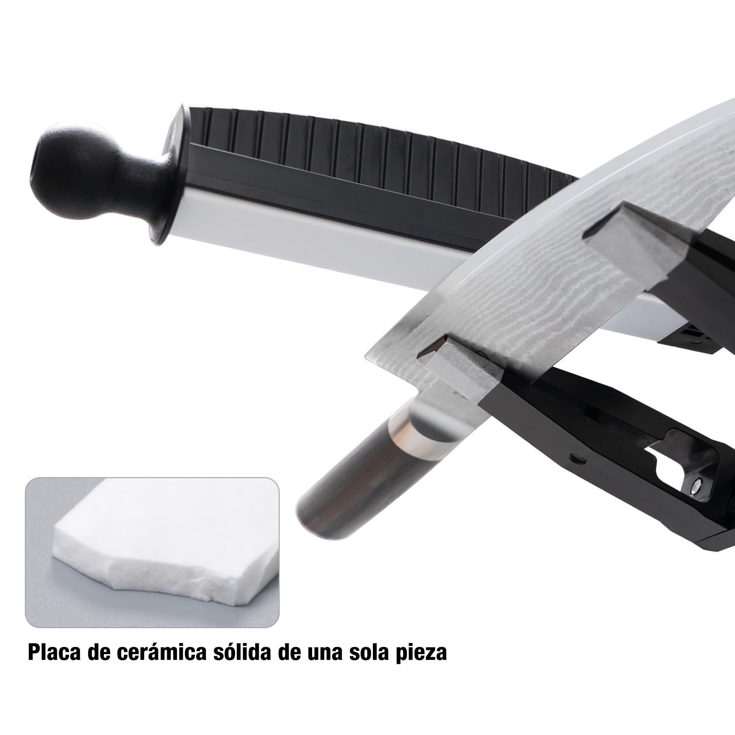 SHARPAL 202H Sistema de afilado de precisión, ángulo ajustable 10-35° | Kit de afilado, 7 placas abrasivas: diamante 220/325/600/1000, piedra 3000/6000, asentador de cuero, estuche para regalo