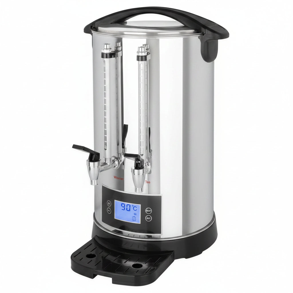 Tetera D15 – Máquina de té digital aislada con doble pared – Samovar Semaver 15 litros
