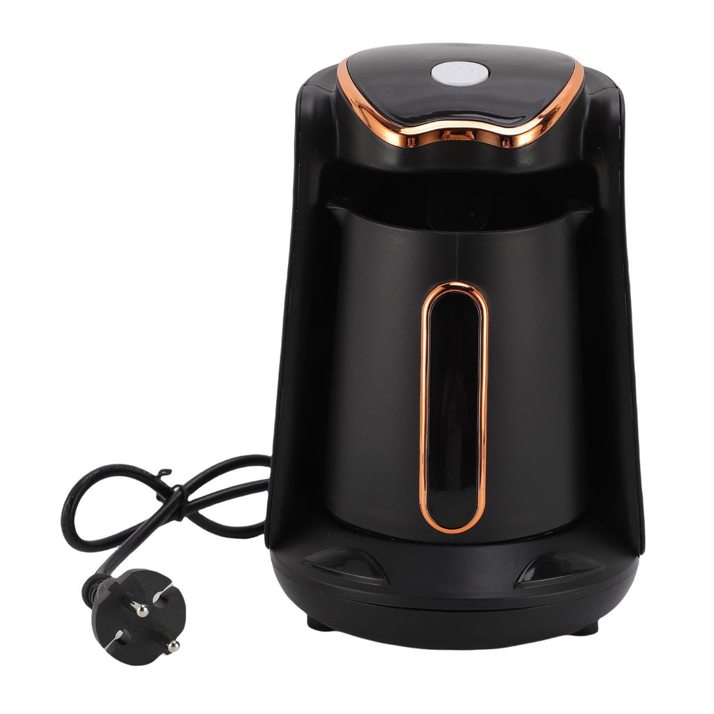 Turca, 600 W Máquina de café Turco Eléctrico con Quema Anti -seco Anti -desbordamiento, 4 Tazas de Bebidas Calientes Portátiles para (EU enchufe 220V)