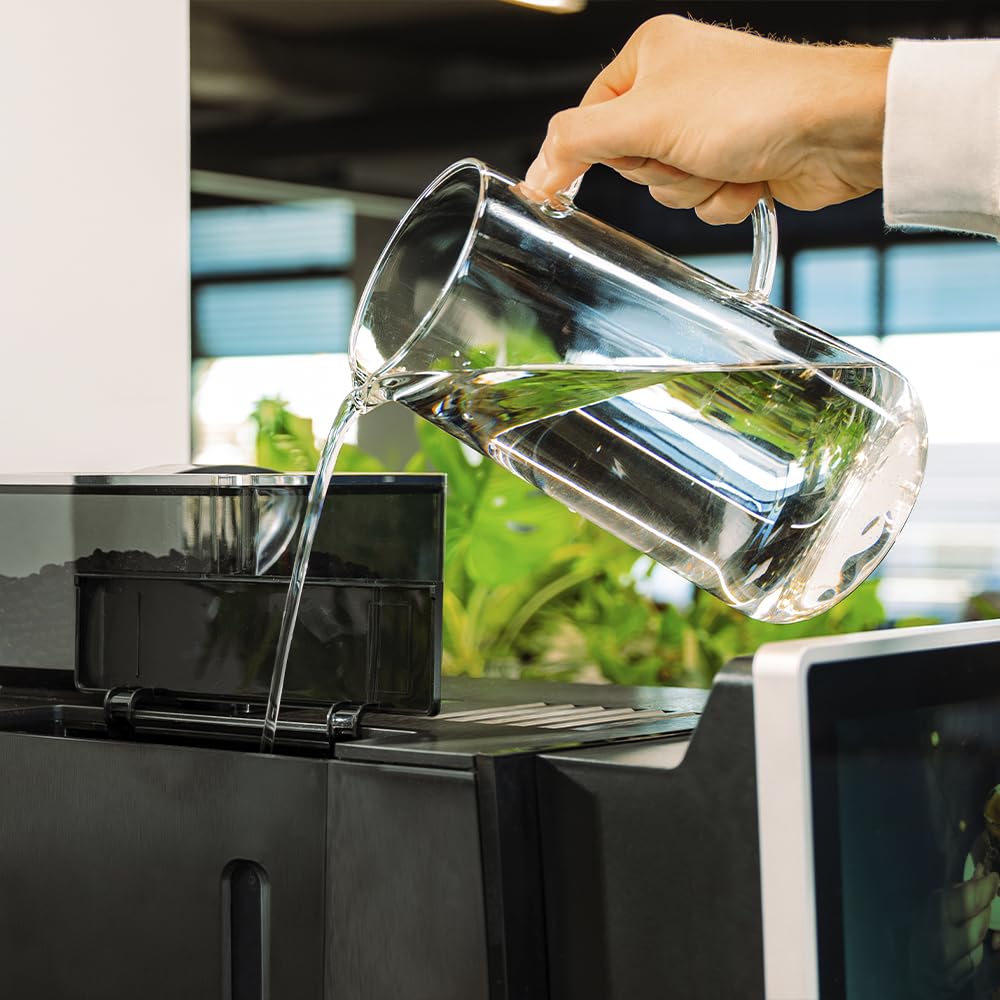 Cecotec Cafetera Superautomática Comercial Cremmaet Lounge. 2900W, Pantalla Táctil, Molido Uniforme, 2 Molinillos, 35 Bebidas, 2 Depósitos de Café en Grano 700gr y 2 Depósito para Leche en Polvo
