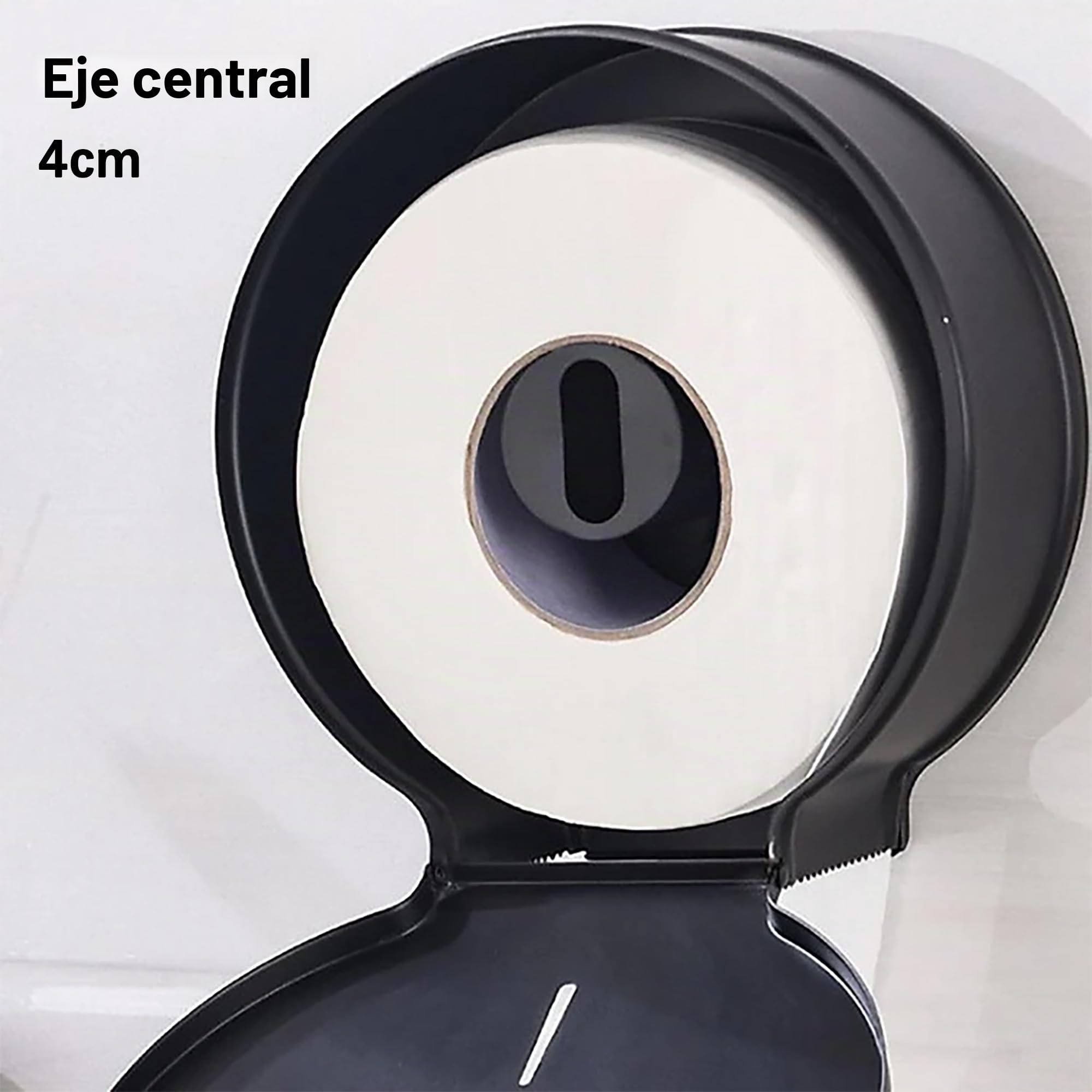 Dispensador de Toallas de Papel – Acero Inoxidable Toallero con Cerradura – Dispensadores de Papel higiénico – Diámetro 255mm, Mandril 40mm
