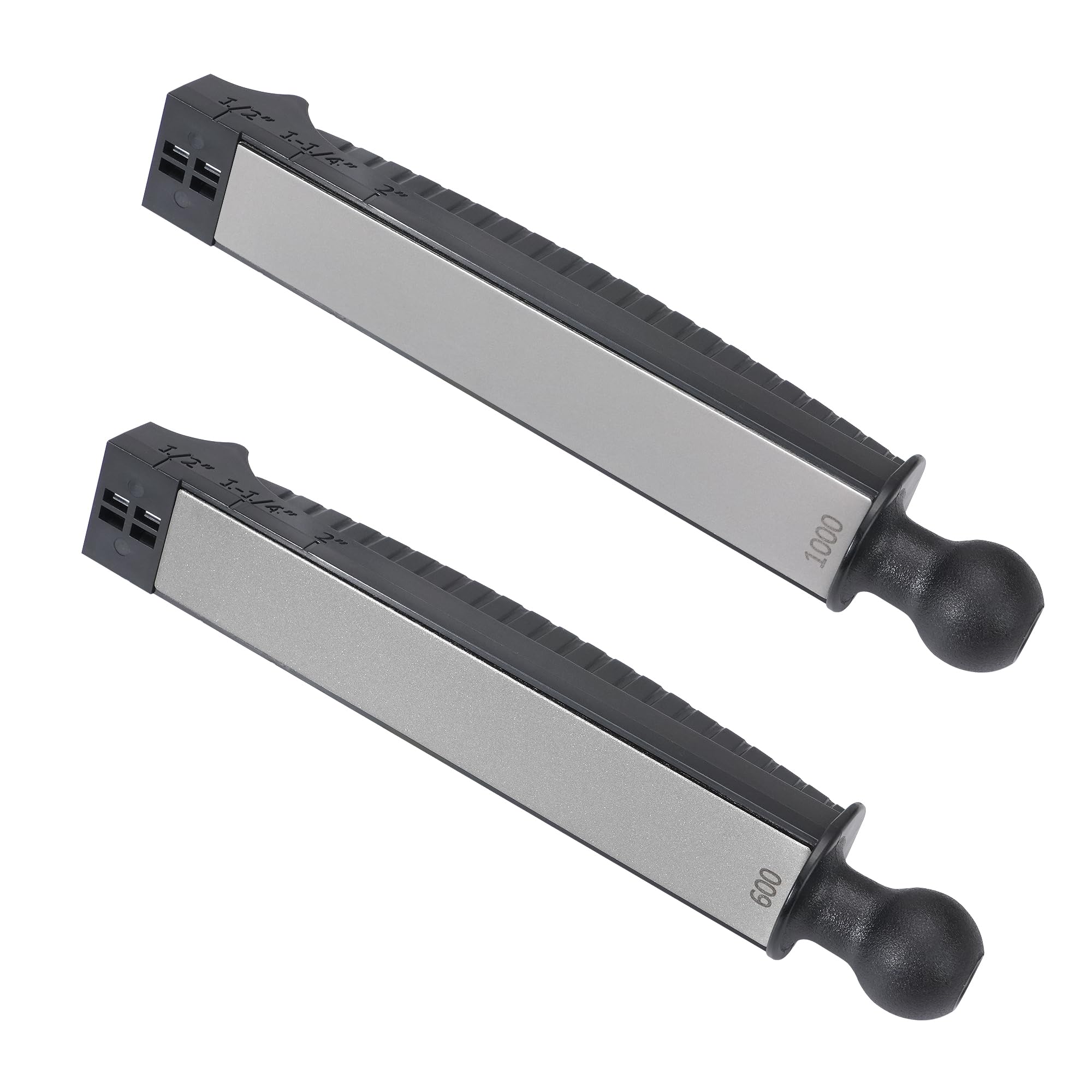 SHARPAL 202H Sistema de afilado de precisión, ángulo ajustable 10-35° | Kit de afilado, 7 placas abrasivas: diamante 220/325/600/1000, piedra 3000/6000, asentador de cuero, estuche para regalo