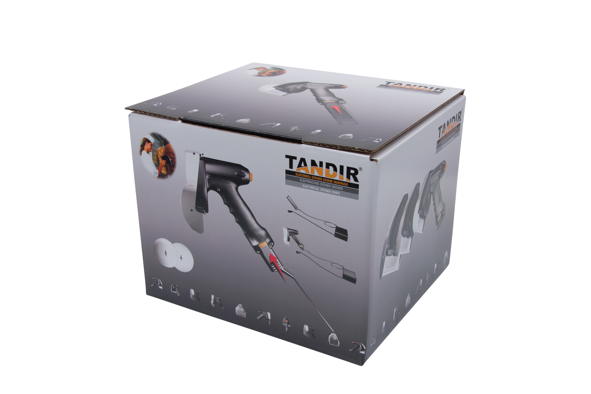 Cuchillo eléctrico para doner Tandir II 100 con cable (alimentación de sobremesa) N.º de artículo: 100175