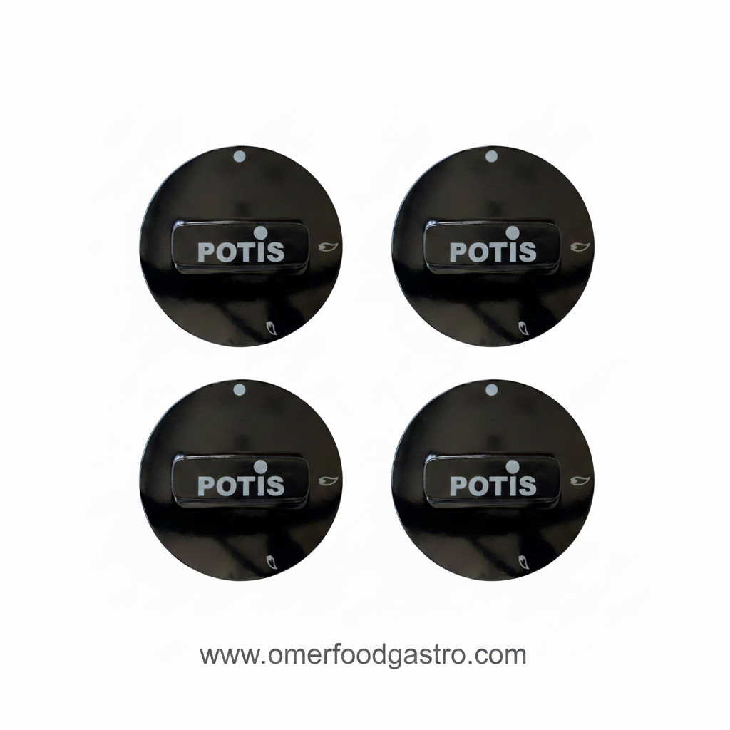 4 Perillas de grifo de gas POTIS Número de producto: PT0114