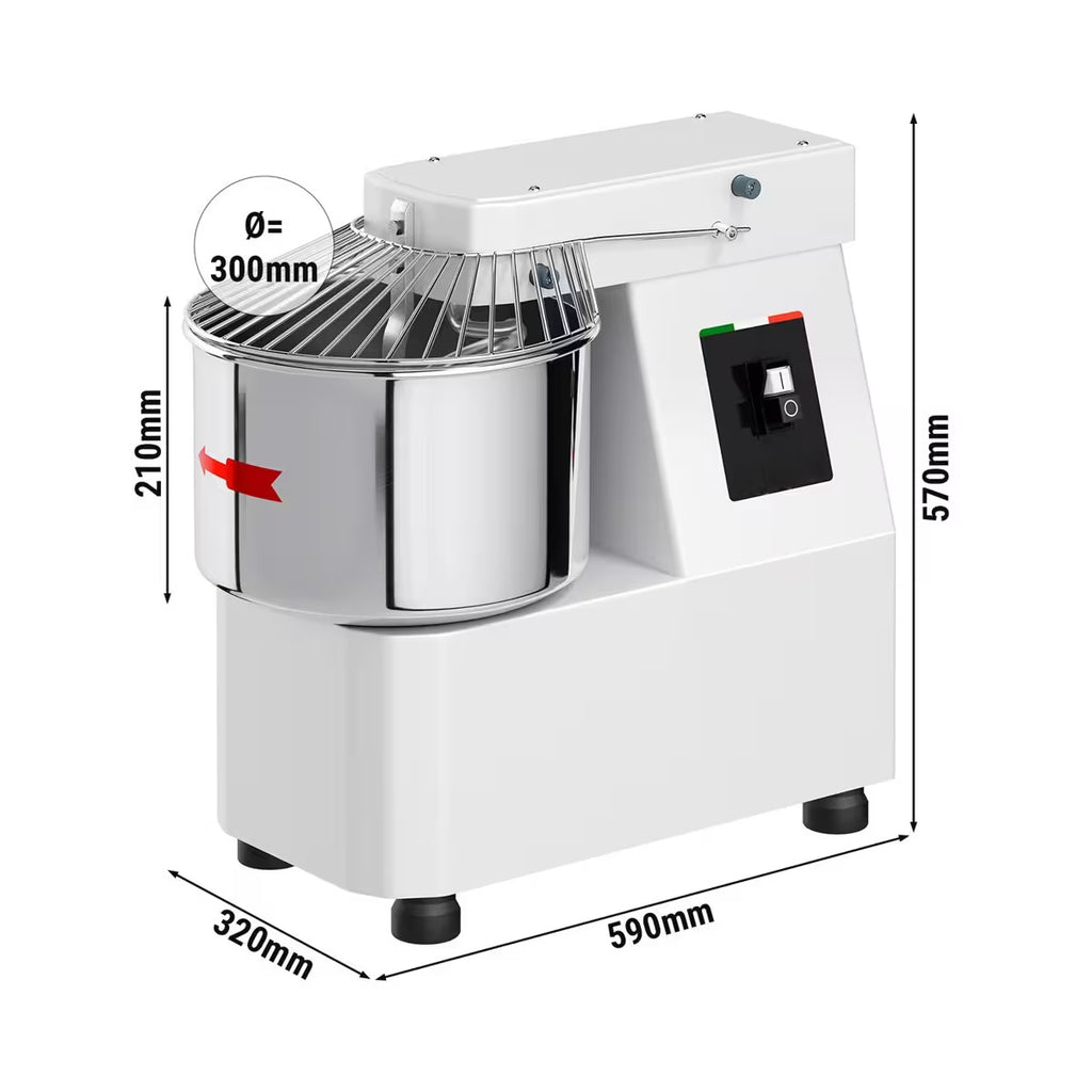 Amasadora espiral PROFESIONAL - 15L / 10kg