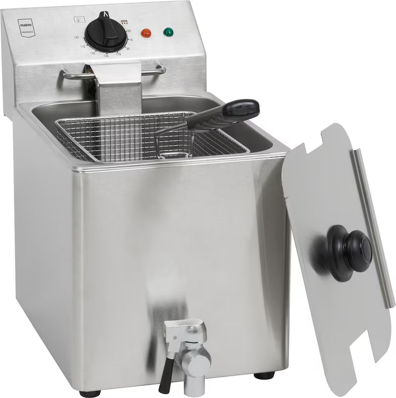 Freidora GDF3008, acero inoxidable, 26 x 47 x 39 cm, 8 L, 3250 W, plata Ref: AAA0000022836