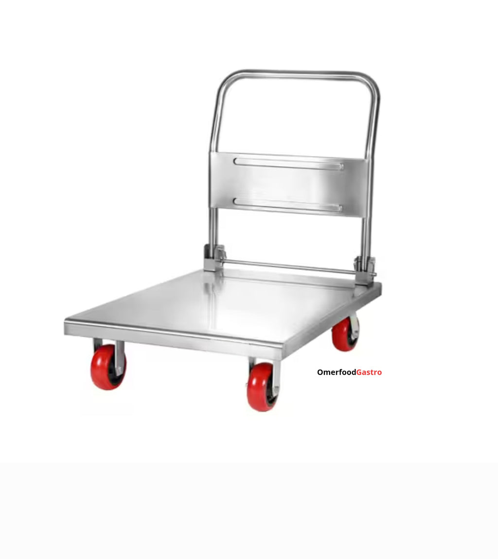 Carro de transporte / Carro plataforma - 600x850mm - con 1 estante - con asa
Profundidad: 850 mm
Código de producto, SKU SWK68