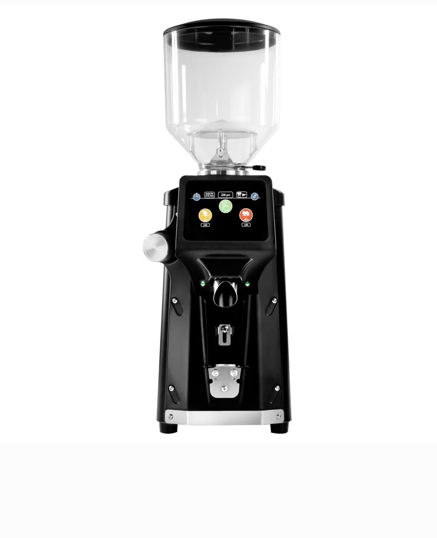 Molinillo de café PROFESIONAL ESPRESSO - Tolva 1,2kg - muelas planas Ø 65mm - detección automática del portafiltro con 2 salidas - Con dosificación automática - Negro
Código de producto, SKU KMSQ65