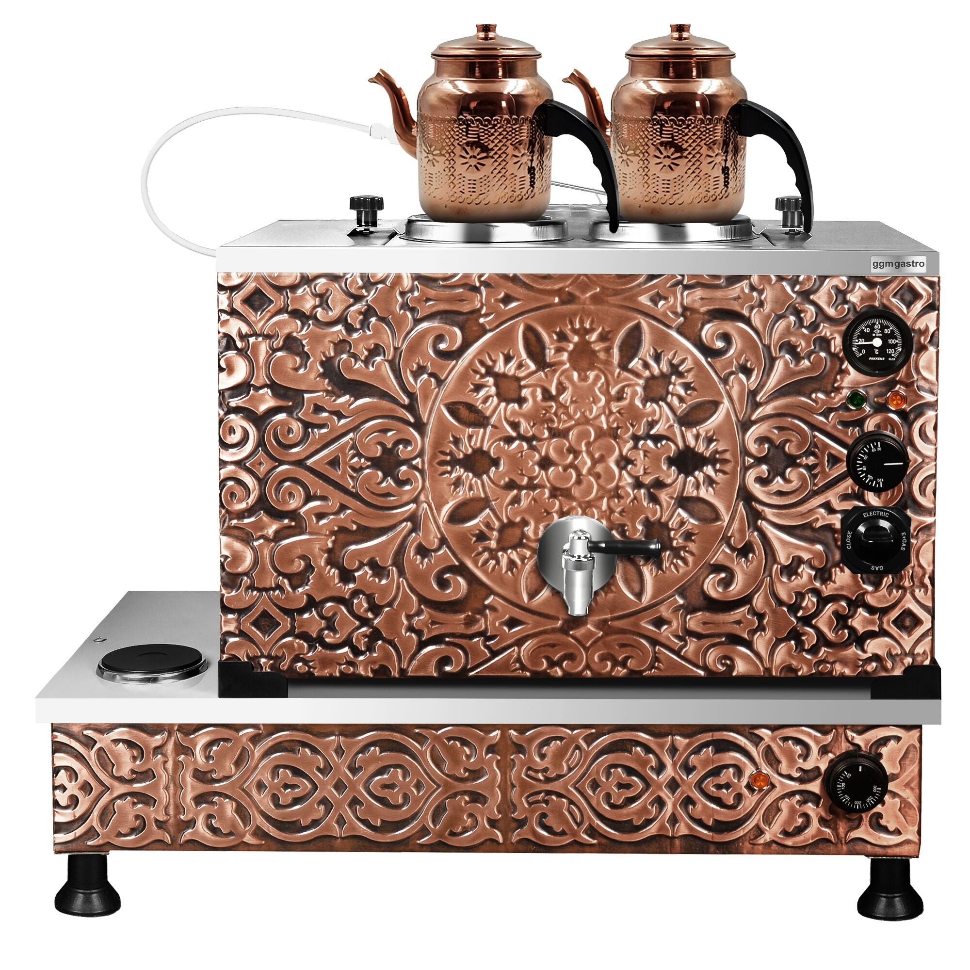 Samovar de cobre - Eléctrico - 770mm - 22 litros - 2,5 kW Código de producto, OFGSKU ETKA2
