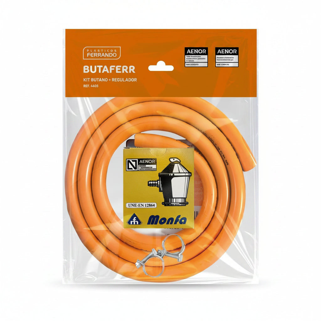 Kit Goma Butano con Regulador
