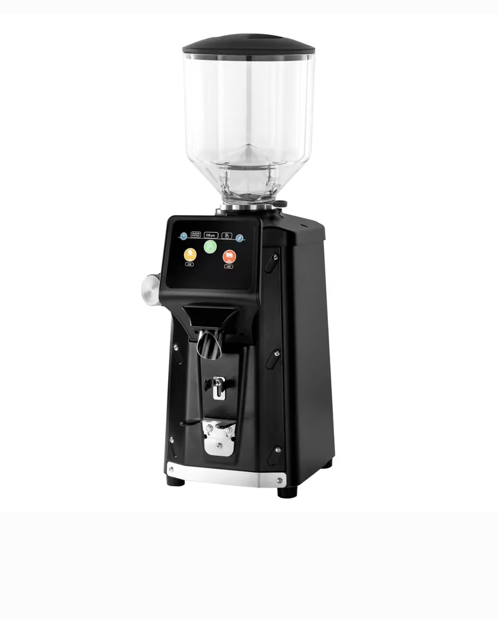 Molinillo de café PROFESIONAL ESPRESSO - Tolva 1,2kg - muelas planas Ø 65mm - detección automática del portafiltro con 2 salidas - Con dosificación automática - Negro
Código de producto, SKU KMSQ65