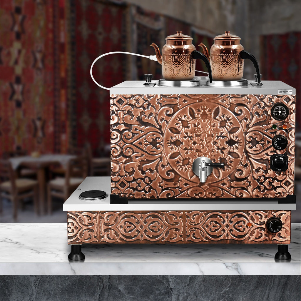 Samovar de cobre - Eléctrico - 770mm - 22 litros - 2,5 kW Código de producto, OFGSKU ETKA2
