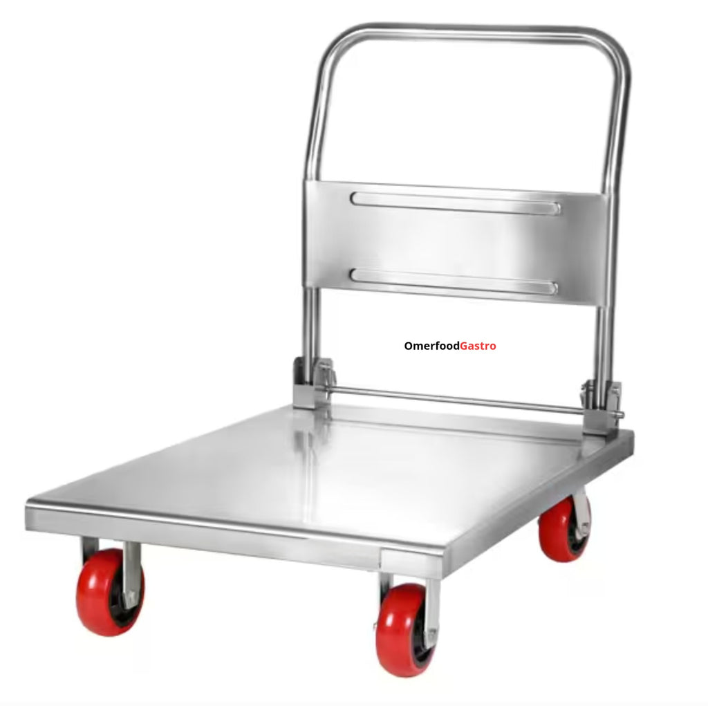 Carro de transporte / Carro plataforma - 600x850mm - con 1 estante - con asa
Profundidad: 850 mm
Código de producto, SKU SWK68