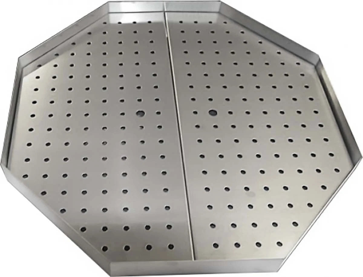 Bandeja de grasa Potis, octogonal con chapa perforada de 550x550x50 mm Número de artículo:PT0037